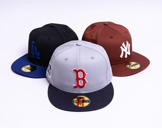 Kšiltovka New Era 59FIFTY MLB Series 5 Boston Red Sox Grey