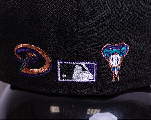 Kšiltovka New Era 59FIFTY MLB Team Color Split Arizona Diamondbacks - Black