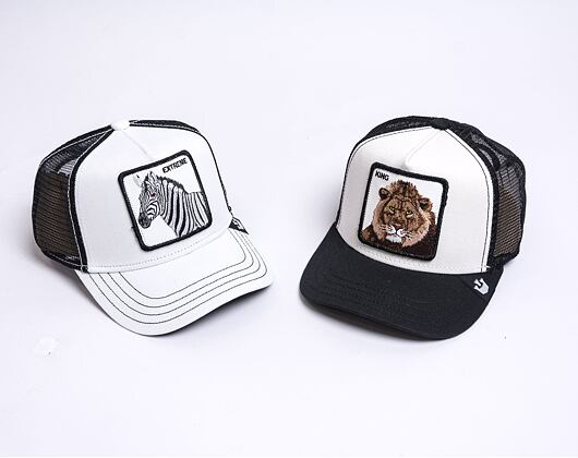 Dětská kšiltovka Goorin - Little Stripe Trucker - White