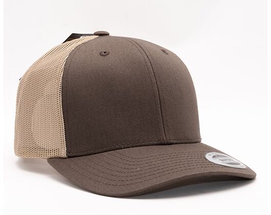 Kšiltovka Yupoong Retro Trucker 2-Tone Brn / Khaki