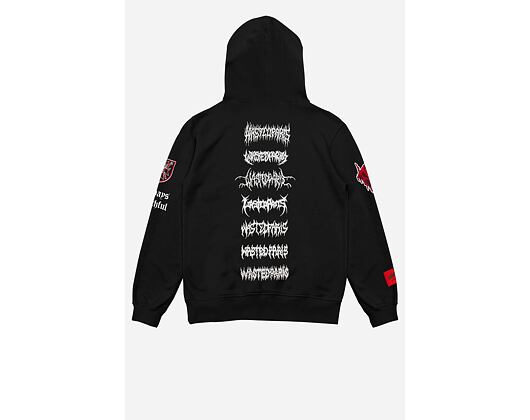 Mikina Wasted Paris Hoodie Zip 10 years - Black