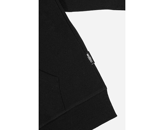 Mikina Wasted Paris Hoodie Zip Dark Pitcher - Black