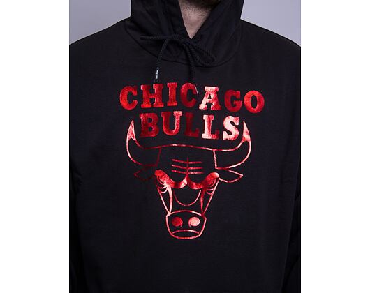 Mikina New Era NBA Foil Print Hoody Chicago Bulls