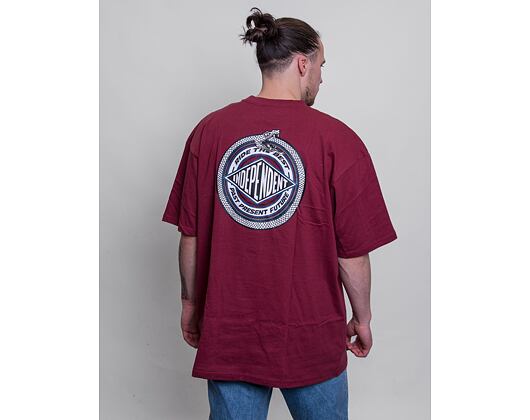 Triko Independent Eternal T-Shirt Maroon