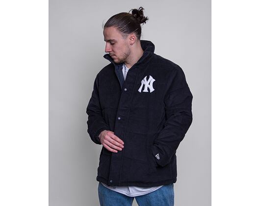 Bunda New Era MLB Cord Puffer Jacket New York Yankees Navy / White