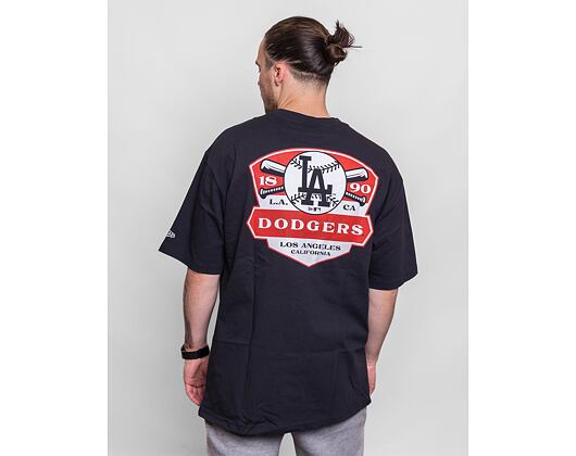 Triko New Era Oversized Back Print Graphic Tee Los Angeles Dodgers Navy/Red