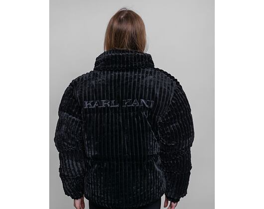 Dámská Bunda Karl Kani OG Fuzzy Corduroy Puffer Jacket black
