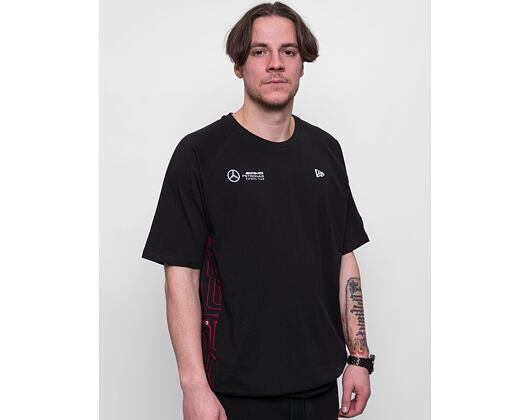 Triko New Era Mercedes E-sports Motherboard T-shirt Black