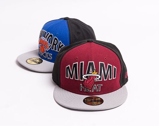 Kšiltovka New Era 59FIFTY Word Ark Miami Heat Team Color