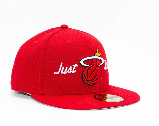 Kšiltovka New Era 59FIFTY NBA Just Don Miami Heat Red
