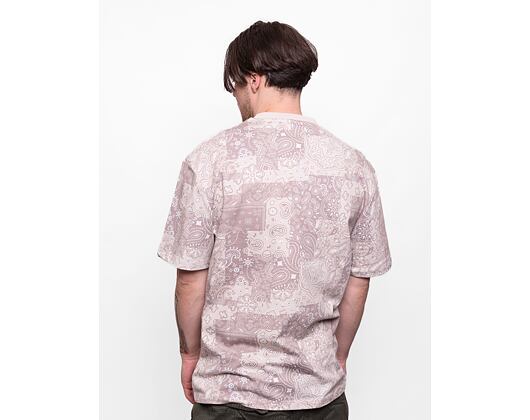 Triko Karl Kani Small Signature Paisley Tee light sand/taupe/white