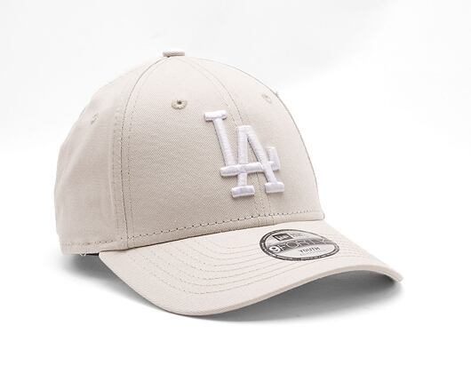 Dětská kšiltovka New Era 9FORTY Kids MLB League Essential Los Angeles Dodgers Stone / White