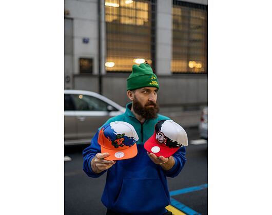 Kšiltovka Mitchell & Ness PAINTBRUSH SNAPBACK University Of Florida White / Orange