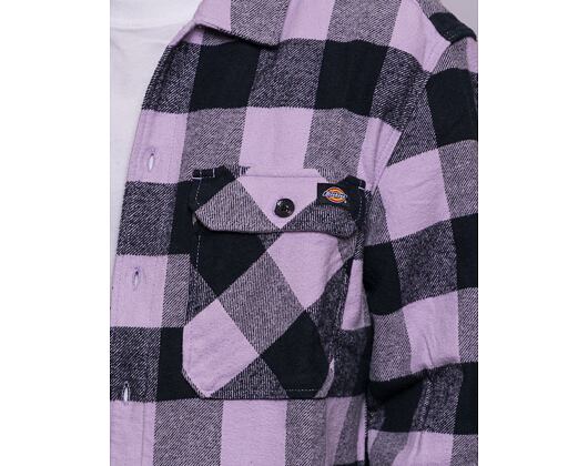 Košile Dickies New Sacramento Shirt Lila / Black