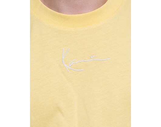 Triko Karl Kani Small Signature Essential Tee light yellow