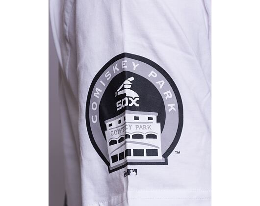 Triko New Era Heritage Back Print Oversized Tee Chicago White Sox Optic White / Black