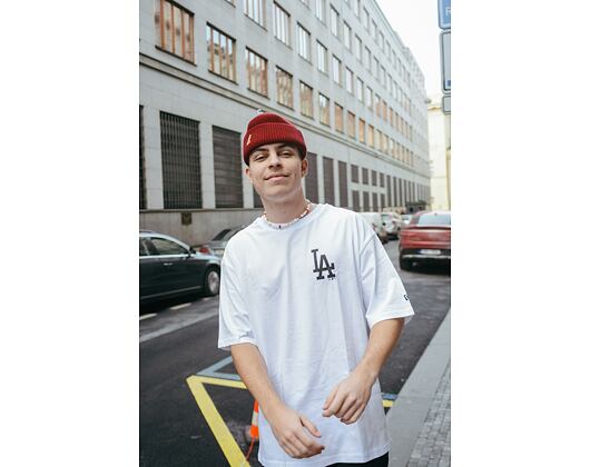 Triko New Era MLB Flowers Graphic Oversized Tee Los Angeles Dodgers Optic White / Black