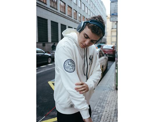 Mikina New Era Heritage Oversized Hoody New York Yankees Off White / Oceanside Blue