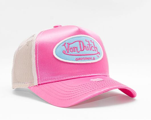 Kšiltovka Von Dutch Trucker Cary Satin Pink/Sand