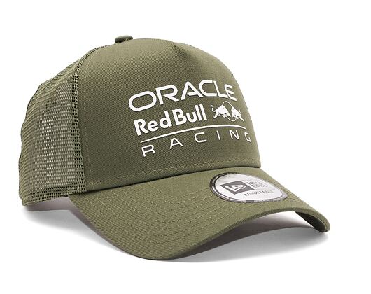 Kšiltovka New Era 9FORTY Seasonal Trucker Redbull F1 Olive