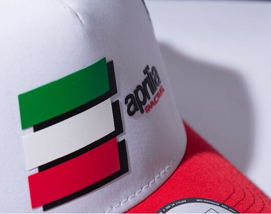 Kšiltovka New Era 9FORTY A-Frame Trucker Fw Poly Aprilia Optic White / Scarlet