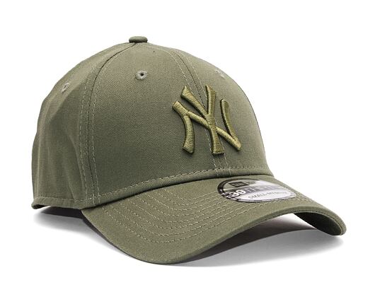 Kšiltovka New Era - MLB Essential 39THIRTY - NY Yankees - New Olive