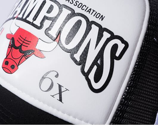 Kšiltovka New Era 9FORTY A-Frame Trucker NBA League Champions Chicago Bulls Black