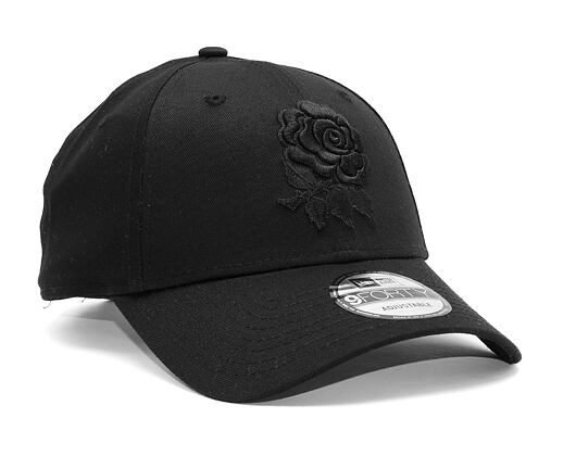 Kšiltovka New Era 9FORTY Essential Black on Black Rugby Football Union Black