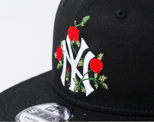Kšiltovka New Era 9FIFTY MLB Flower New York Yankees Black