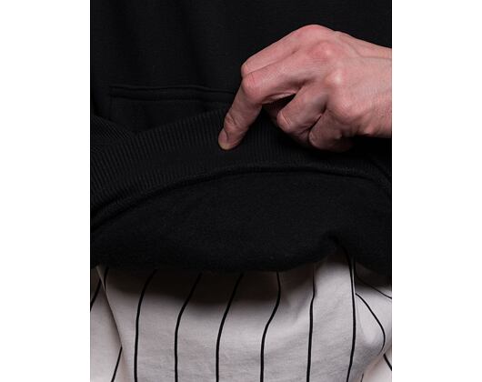 Mikina Karl Kani Chest Retro OS Half Zip Hoodie black