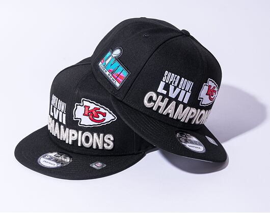 Kšiltovka New Era 9FIFTY NFL22 Super Bowl LVII Parade Kansas City Chiefs Black