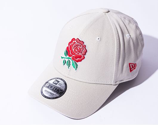 Kšiltovka New Era 9FORTY Essential Rugby Football Union Stone