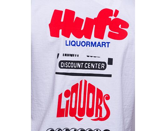 Triko HUF Liquormart T-Shirt White