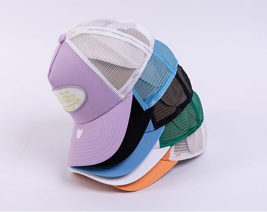 Kšiltovka Von Dutch Trucker Boston Lilac/White