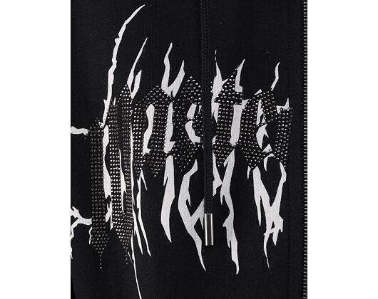 Mikina Wasted Paris Hoodie Zip Iron Bliss Black