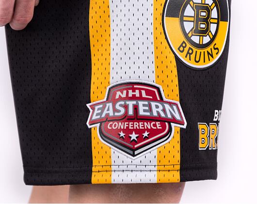 Kraťasy Mitchell & Ness NHL M&N CITY COLLECTION MESH SHORT BRUINS Black