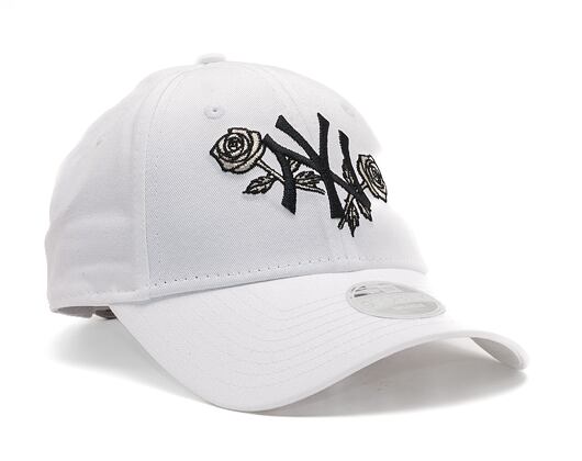 Dámská kšiltovka New Era 9FORTY Womens MLB Floral Metallic New York Yankees Optic White
