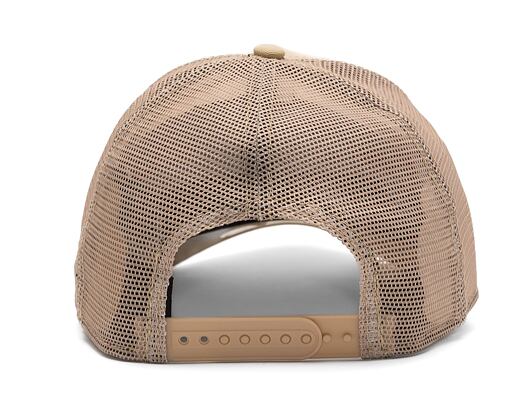 Kšiltovka New Era 9FORTY A-Frame Trucker MLB Tonal Mesh New York Yankees Oat Milk