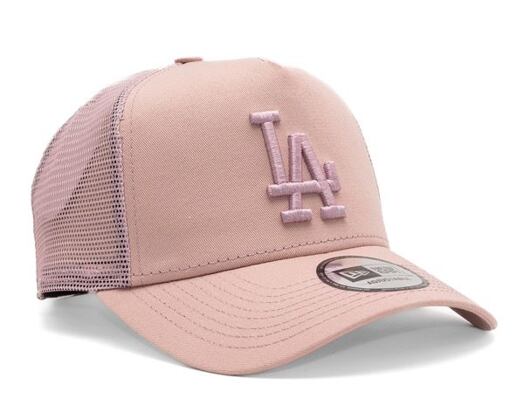 Kšiltovka New Era 9FORTY A-Frame Trucker MLB Tonal Mesh Los Angeles Dodgers Dirty Rose
