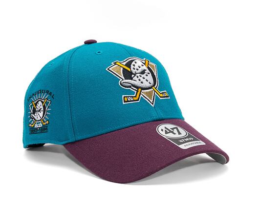 Kšiltovka '47 Brand NHL Anaheim Ducks Sure Shot TT Snapback MVP Dark Teal