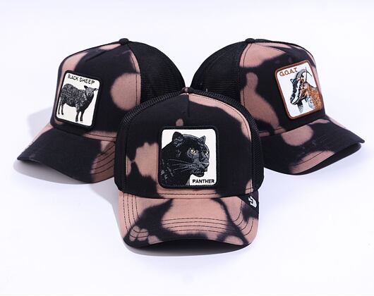 Kšiltovka Goorin - Acid Panther Trucker - Black