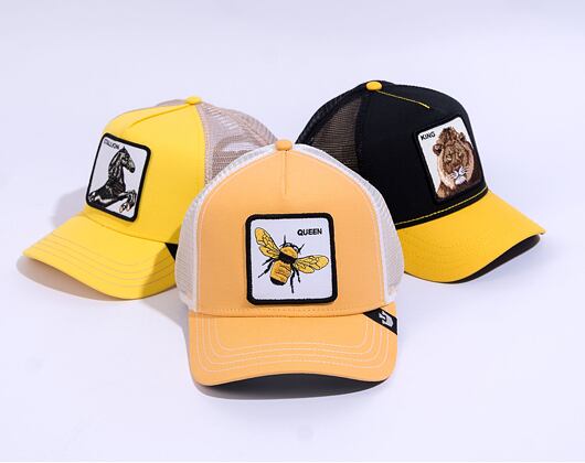 Kšiltovka Goorin - The Queen Bee Trucker - Yellow