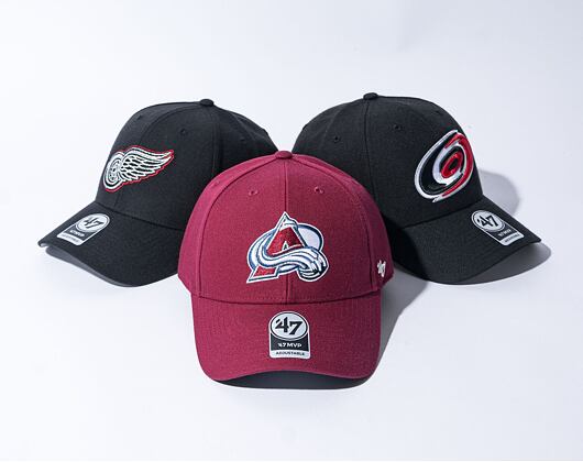 Kšiltovka '47 Brand NHL Colorado Avalanche Ballpark Snap MVP Burgundy