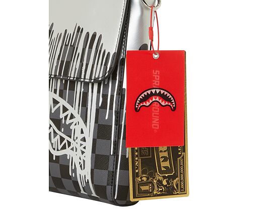 Taška přes rameno Sprayground Platinum Drips Messenger Bag