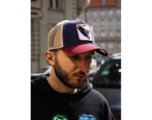 Kšiltovka Goorin - The Freedom Eagle Trucker - Indigo