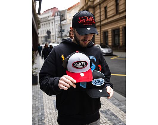 Kšiltovka Von Dutch Boston Trucker Cotton Twill Grey/Black