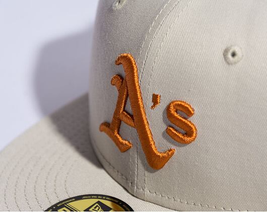 Kšiltovka New Era 59FIFTY MLB League Essential Oakland Athletics Stone / Tech Blue