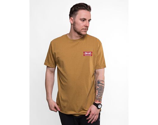 Triko ETNIES × Independent Wash Tee Tobacco