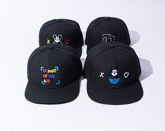 Kšiltovka RATAJ Be Part of the Art Black Snapback