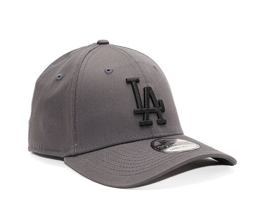 Kšiltovka New Era 39THIRTY MLB League Essential Los Angeles Dodgers Dark Grey / Black